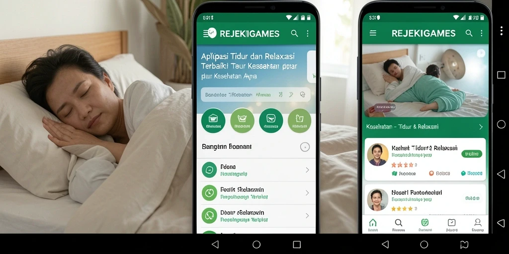 Tampilan antarmuka aplikasi REJEKIGAMES yang menenangkan dan intuitif.