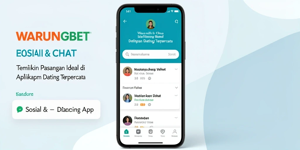 Tampilan antarmuka pengguna WARUNGBET yang modern dan menarik.