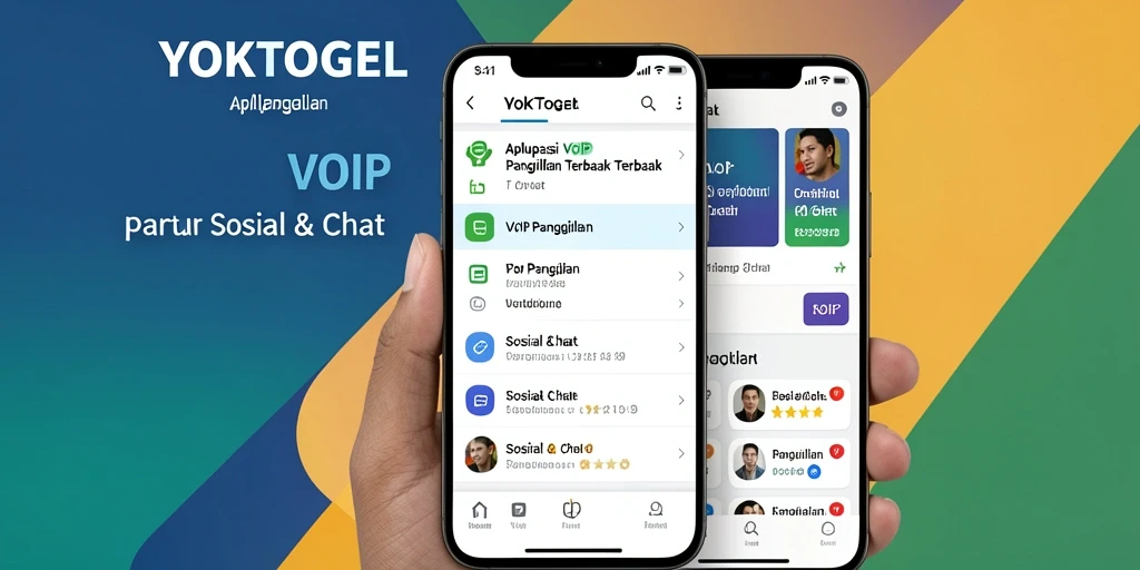 Screenshot menunjukkan antarmuka aplikasi YOKTOGEL saat melakukan VoIP Panggilan.